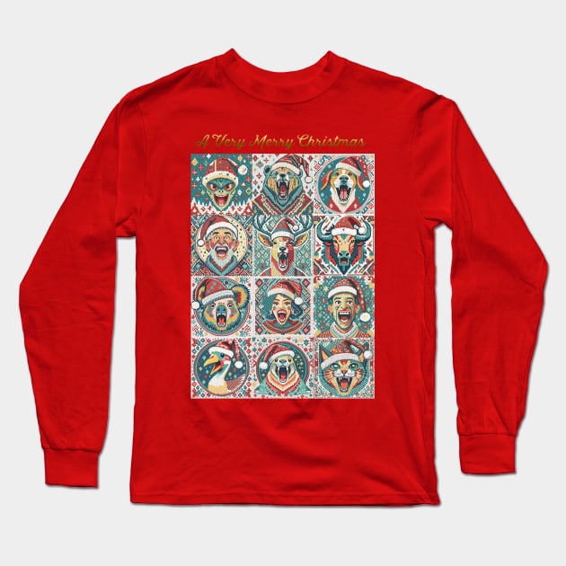 A very Merry Christmas Long Sleeve T-Shirt by Midcenturydave